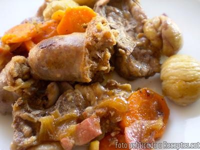 Xai i botifarra amb castanyes